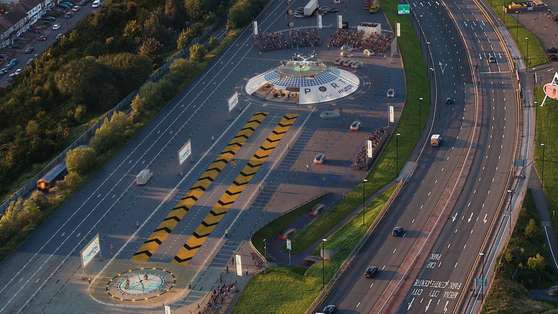 The first ‘flying car’ and drone airport will open this year