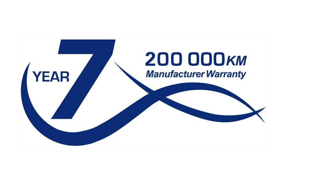 New Hyundai warranty coverage 7 year/200 000 km!